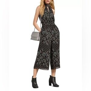 Ted Baker London Hazel High Neck Wide Leg Jumpsuit